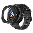 Huawei Watch GT Cyber Hard Watch Frame Hollow Protective Case Cover - Black+White