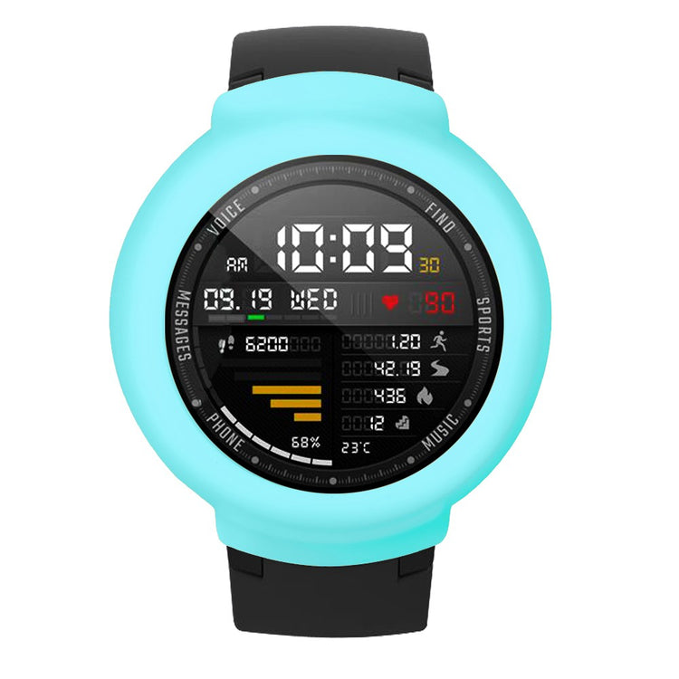 Beskyttende Silikone Universal Bumper passer til Amazfit Verge / Amazfit Verge Lite - Blå#serie_8