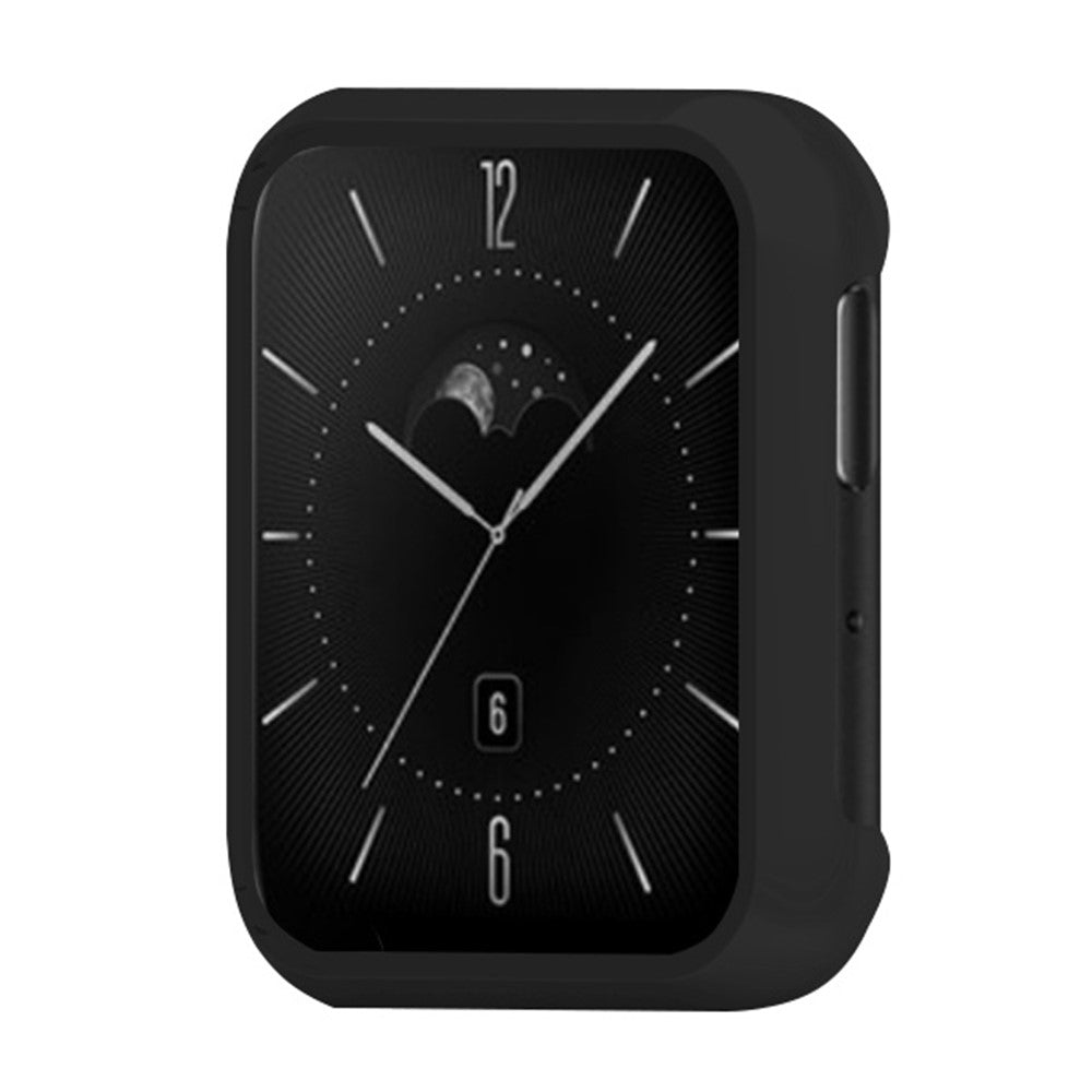 Hårdt Silikone Universal Bumper passer til Oppo Watch 2 (42mm) / Oppo Watch 3 - Sort#serie_1