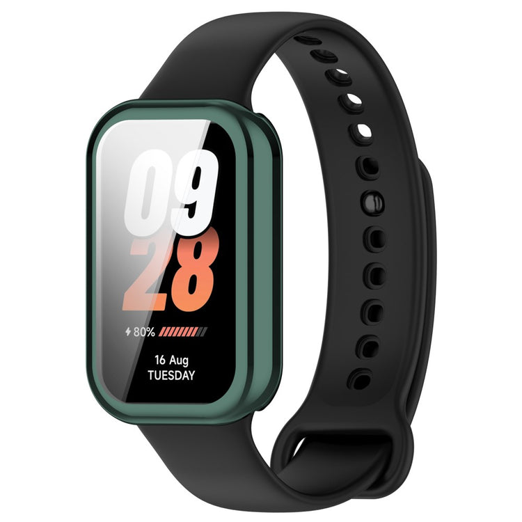 Rigtigt Fed Silikone Cover passer til Xiaomi Smart Band 8 - Grøn#serie_3