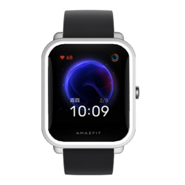 Huami Amazfit Bip Pop / Bip / Bip U Watch Case Scratch-proof Soft T Frame Cover - White#serie_1