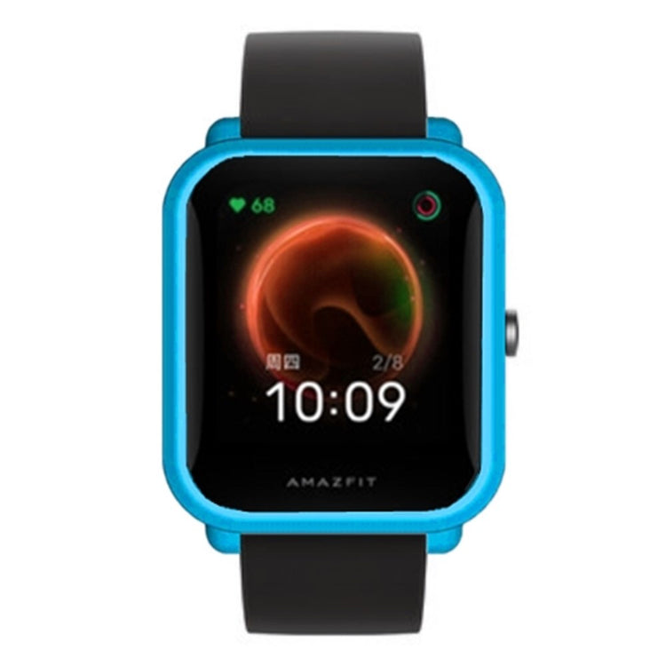 Huami Amazfit Bip Pop / Bip / Bip U Watch Case Scratch-proof Soft T Frame Cover - Sky Blue#serie_7