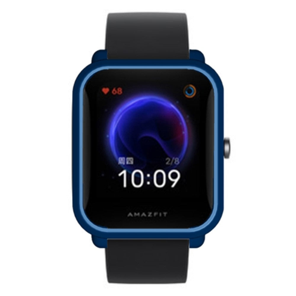 Huami Amazfit Bip Pop / Bip / Bip U Watch Case Scratch-proof Soft T Frame Cover - Midnight Blue#serie_10