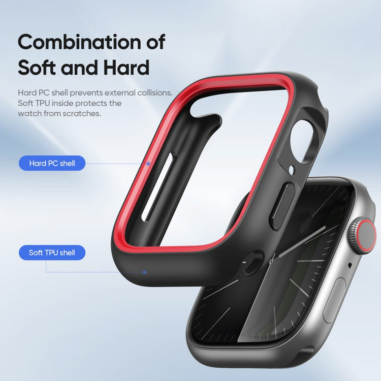 Rigtigt Fint Silikone Cover passer til Apple Smartwatch - Sort#serie_3