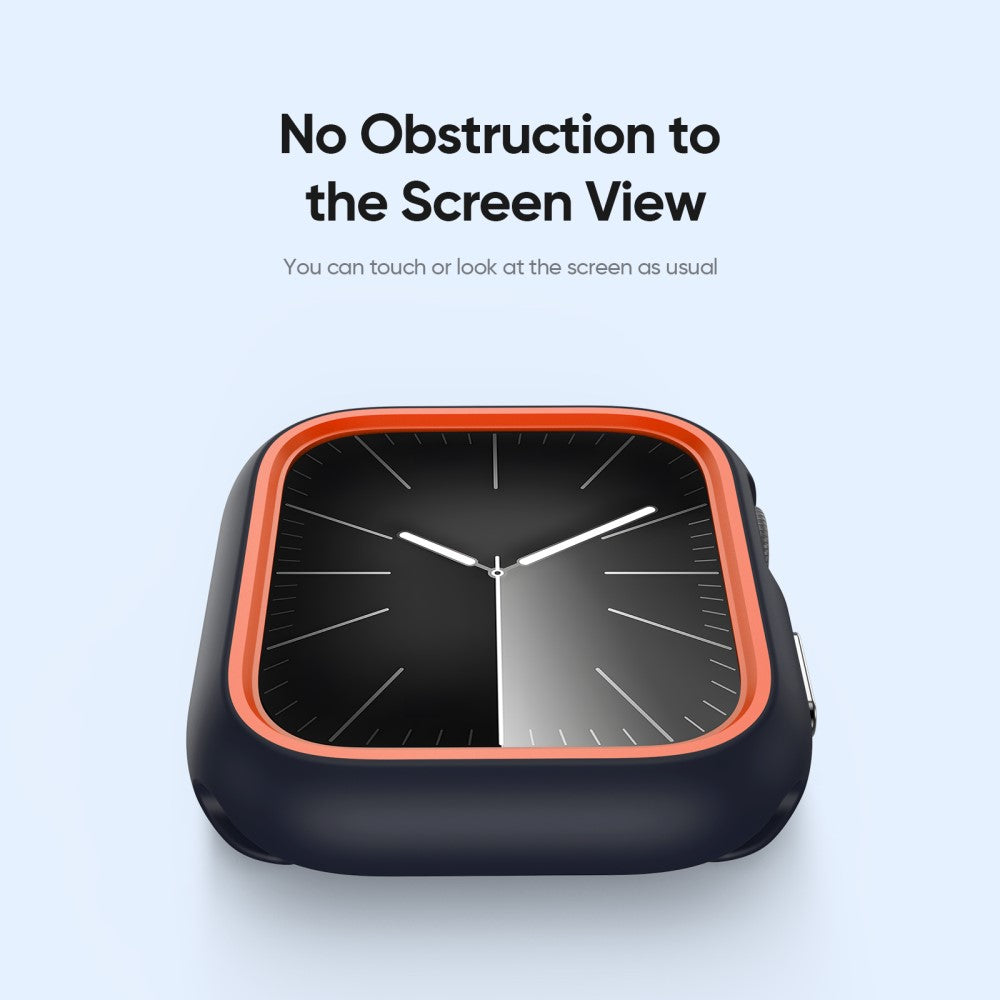 Rigtigt Fint Silikone Cover passer til Apple Smartwatch - Orange#serie_5