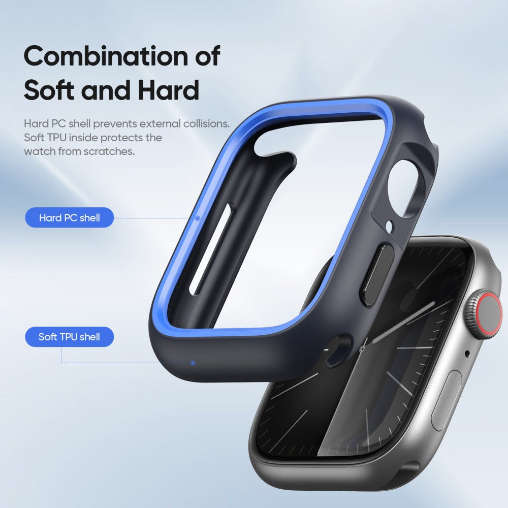 Vildt Flot Silikone Cover passer til Apple Smartwatch - Blå#serie_3