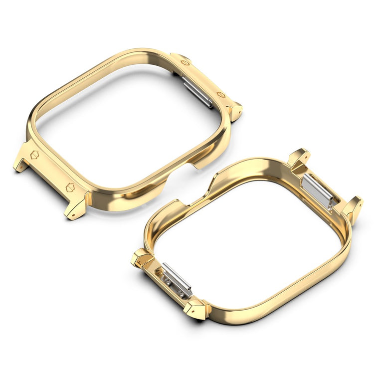 Metal Bumper passer til Xiaomi Redmi Watch 4 - Guld#serie_4