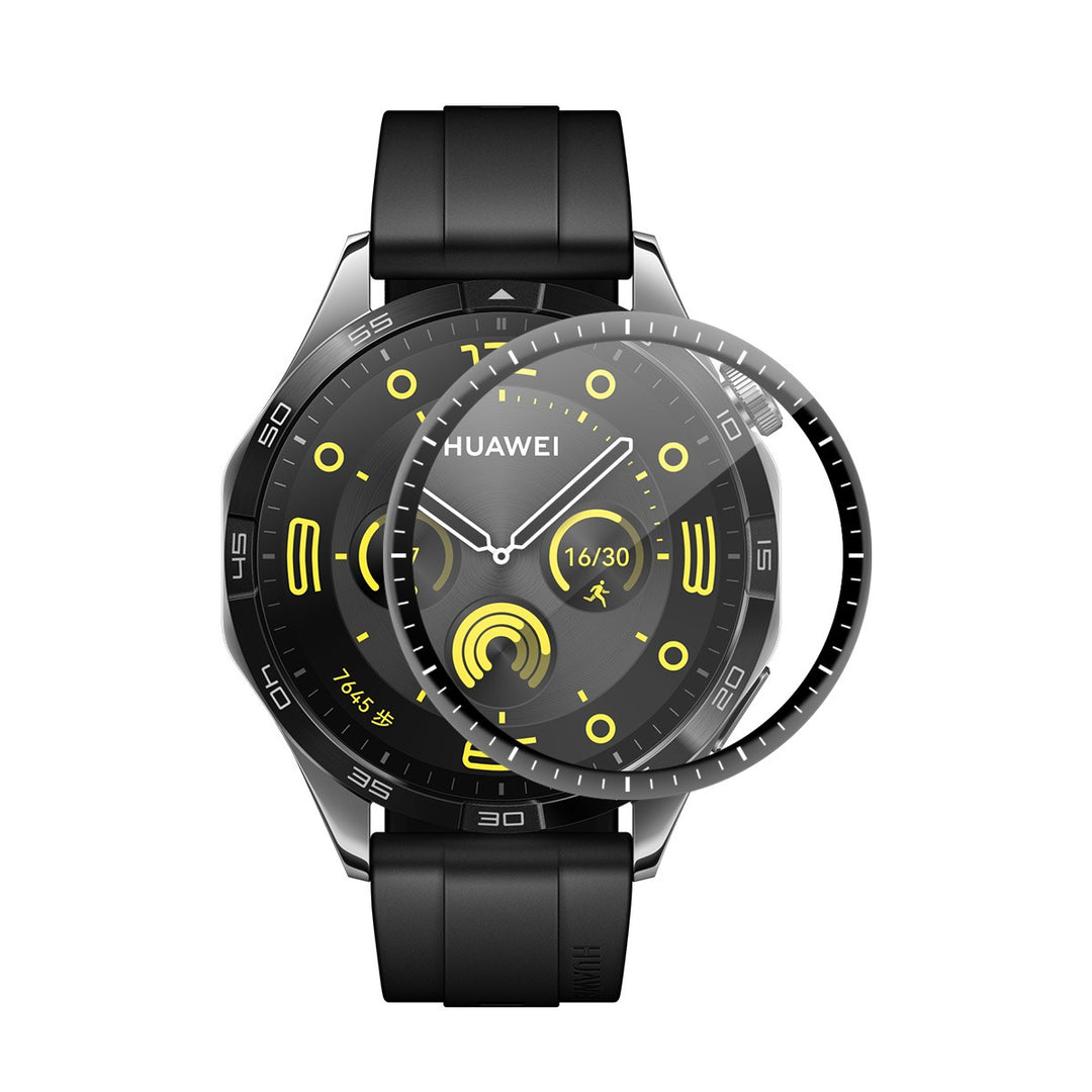 Huawei Watch GT 5 46mm ENKAY HAT PRINCE Screen Protector 3D Curved Bump Resistant and Pliable Ultra Clear Film - Black#serie_1