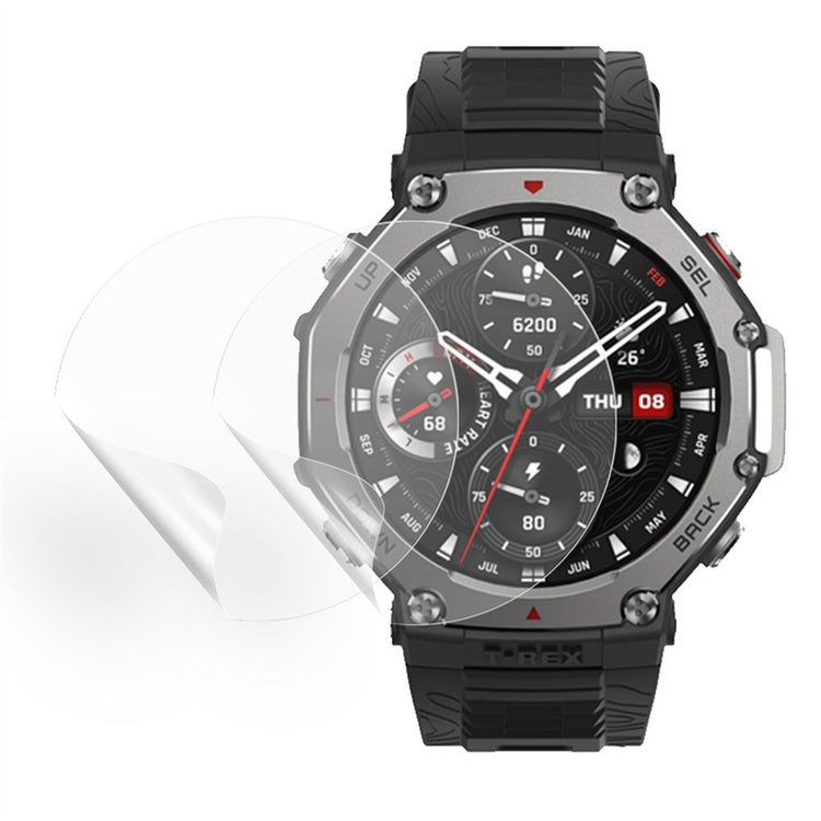 2-pack Huami Amazfit T-Rex 3 Watch Screen Protector Clear Flexible Film#serie_1
