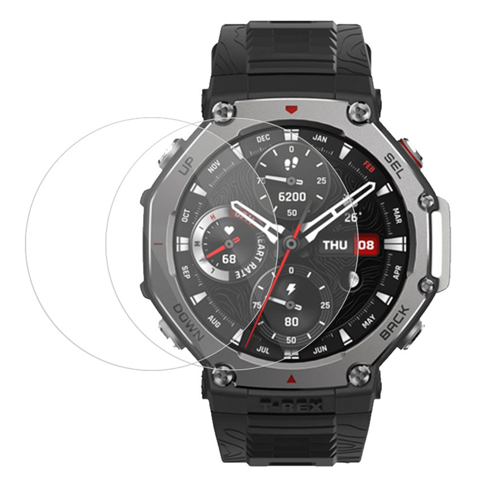 2-pack Huami Amazfit T-Rex 3 Screen Protector 2.5D HD Watch Screen Film#serie_1