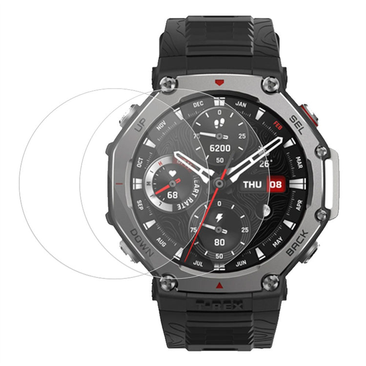 2-pack Huami Amazfit T-Rex 3 Screen Protector 2.5D HD Watch Screen Film#serie_1