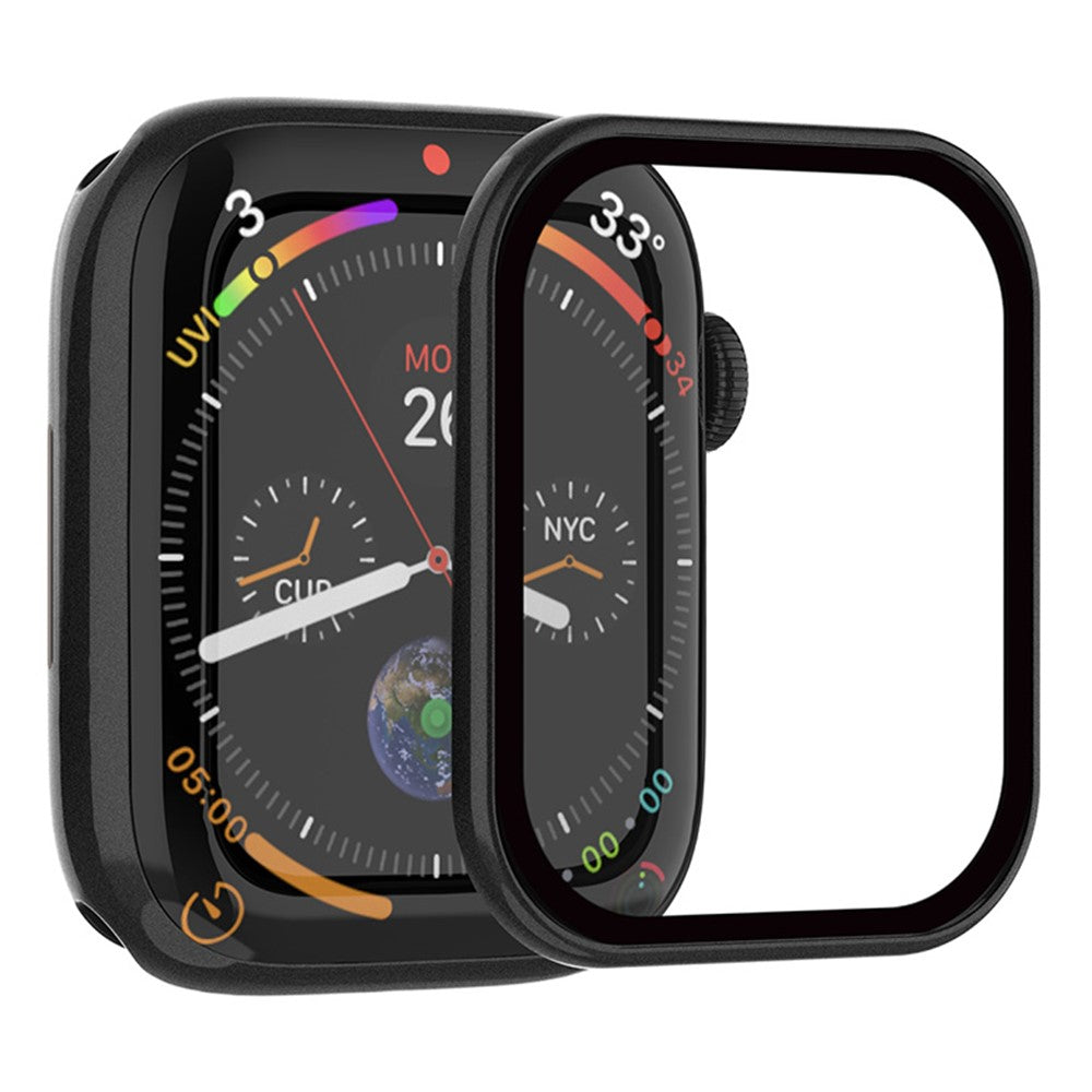 RURIHAI Apple Watch Series 10 42mm Watch Screen Protector Tempered Glass Scratch Resistant Frame Screen Film - Black#serie_1