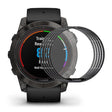 ENKAY HAT PRINCE 5Pcs Garmin Fenix 7X Pro Screen Protector 3D Curved Soft Bump Resistant Edge Smart Watch Film