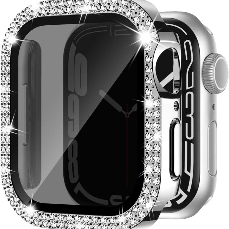 Mega Good Apple Smartwatch Universel Cover with Screen Protector in Rhinestone and Glass - Multicolor#serie_8