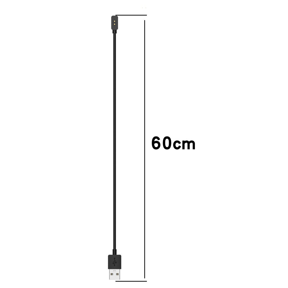 Xiaomi Smart Band 8 Active / 8 Pro / Redmi Band 2 Smart Watch Charger Magnetic USB Charging Cable - 100cm / 60cm / Black#serie_3