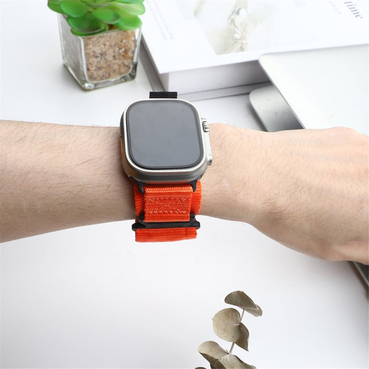 Udsøgt Nylon Universal Rem passer til Apple Smartwatch - Orange#serie_2