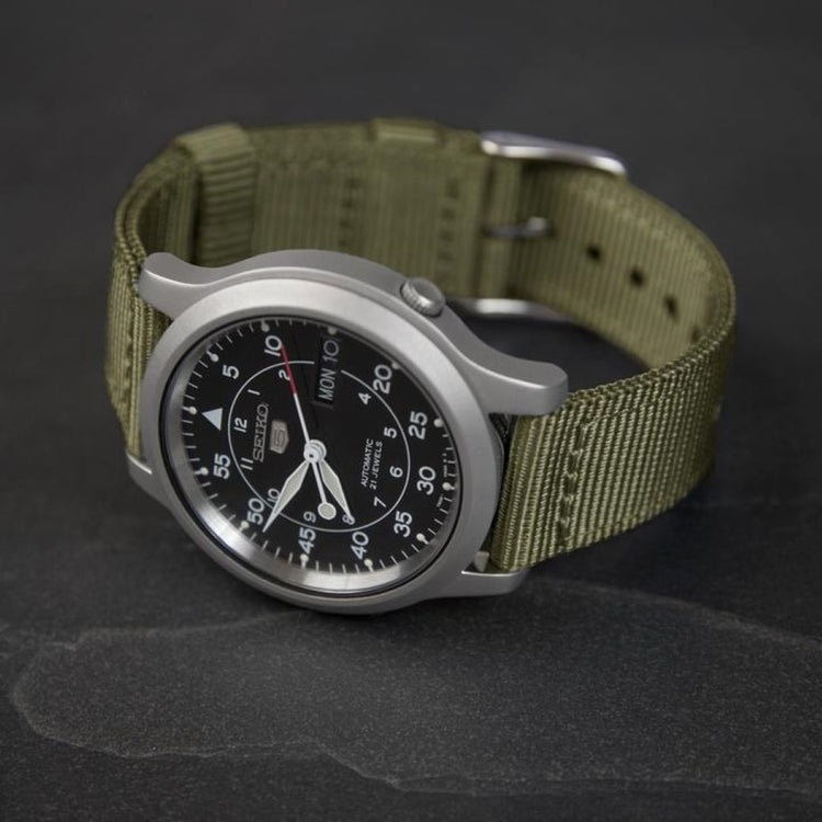 Rigtigt hårdfør Kronaby Apex 41mm Nylon Rem - Grøn#serie_c010