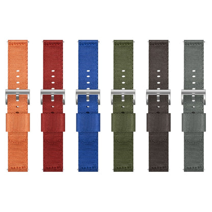 Kønt Nylon Rem passer til 18mm - Sort#serie_bfwu101c