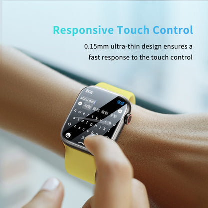 2stk Silikone Universal Skærmbeskytter passer til Apple Smartwatch - Gennemsigtig#serie_708