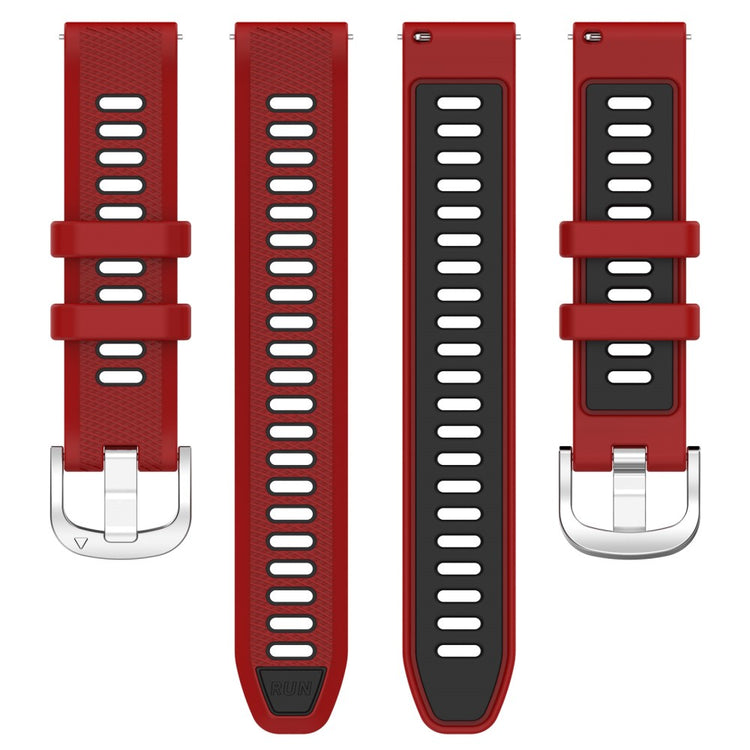 Helt Vildt Smuk Silikone Universal Rem passer til Smartwatch - Rød#serie_7