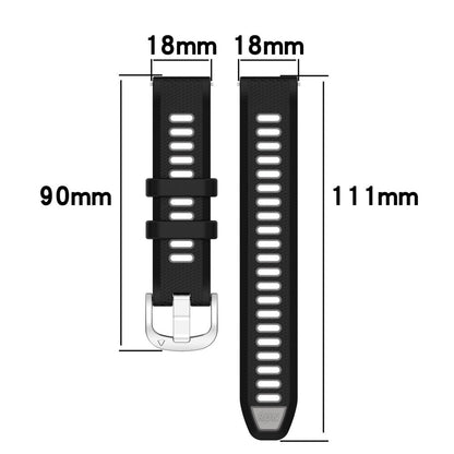 Alle Tiders Silikone Universal Rem passer til Smartwatch - Gul#serie_7