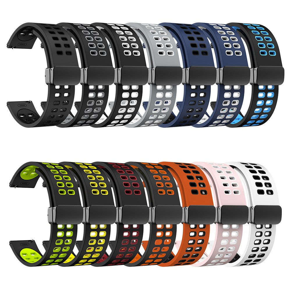 Helt Vildt Godt Silikone Universal Rem passer til Smartwatch - Rød#serie_8