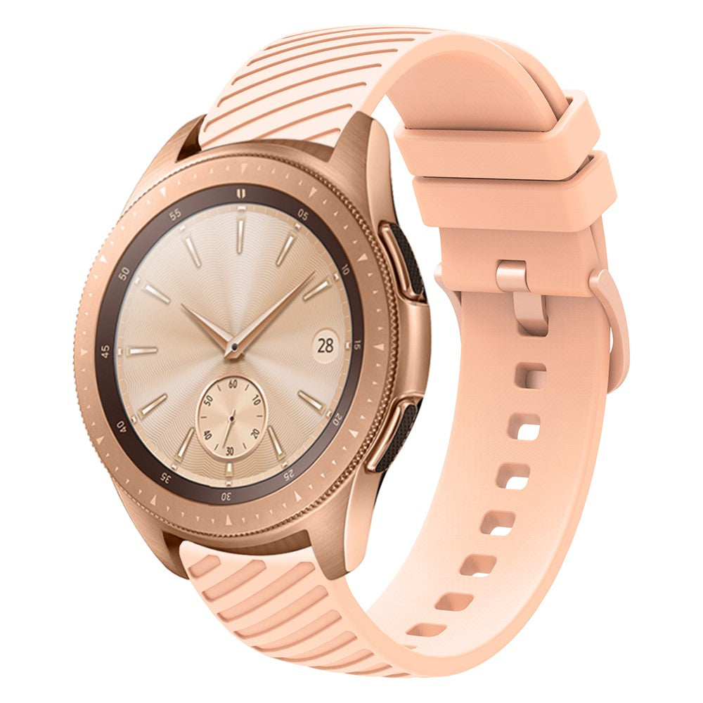 Cool Silikone Universal Rem passer til Smartwatch - Pink#serie_7