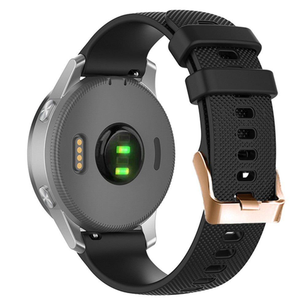 Pænt Silikone Universal Rem passer til Smartwatch - Sort#serie_4