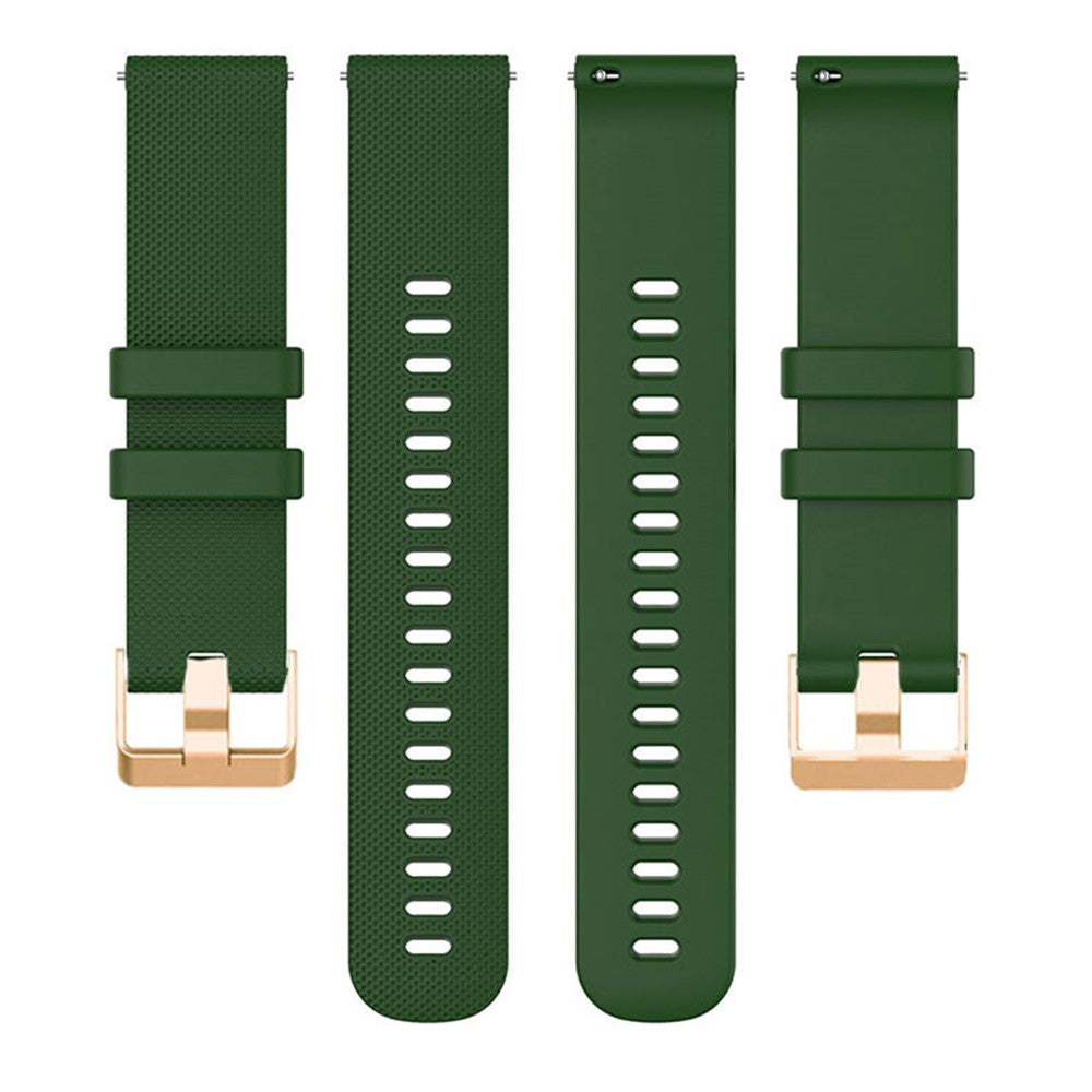 Pænt Silikone Universal Rem passer til Smartwatch - Grøn#serie_7