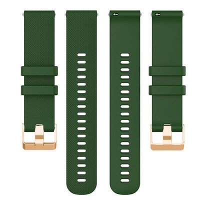 Pænt Silikone Universal Rem passer til Smartwatch - Grøn#serie_7