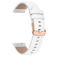 18mm Universal Genuine Cowhide leather strap with gold buckle