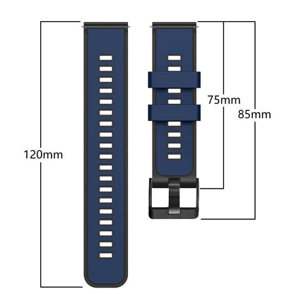 Glimrende Silikone Universal Rem passer til Smartwatch - Orange#serie_4