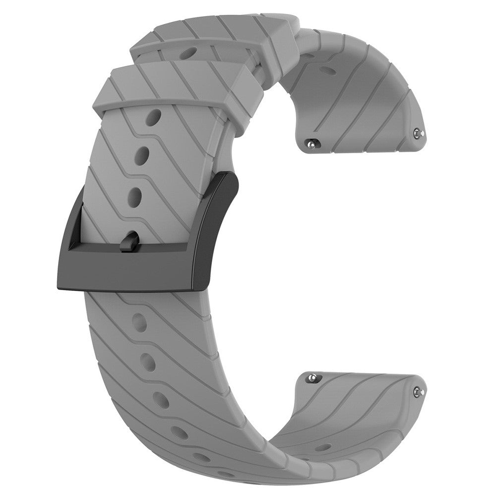 Pænt Metal Og Silikone Universal Rem passer til Smartwatch - Sølv#serie_4