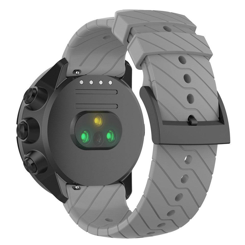 22mm Universal twill texture silicone strap - Grey#serie_4