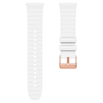 Helt Vildt Smuk Silikone Universal Rem passer til Smartwatch - Hvid#serie_2
