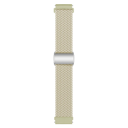 Vildt Smuk Metal Og Nylon Universal Rem passer til Smartwatch - Hvid#serie_13