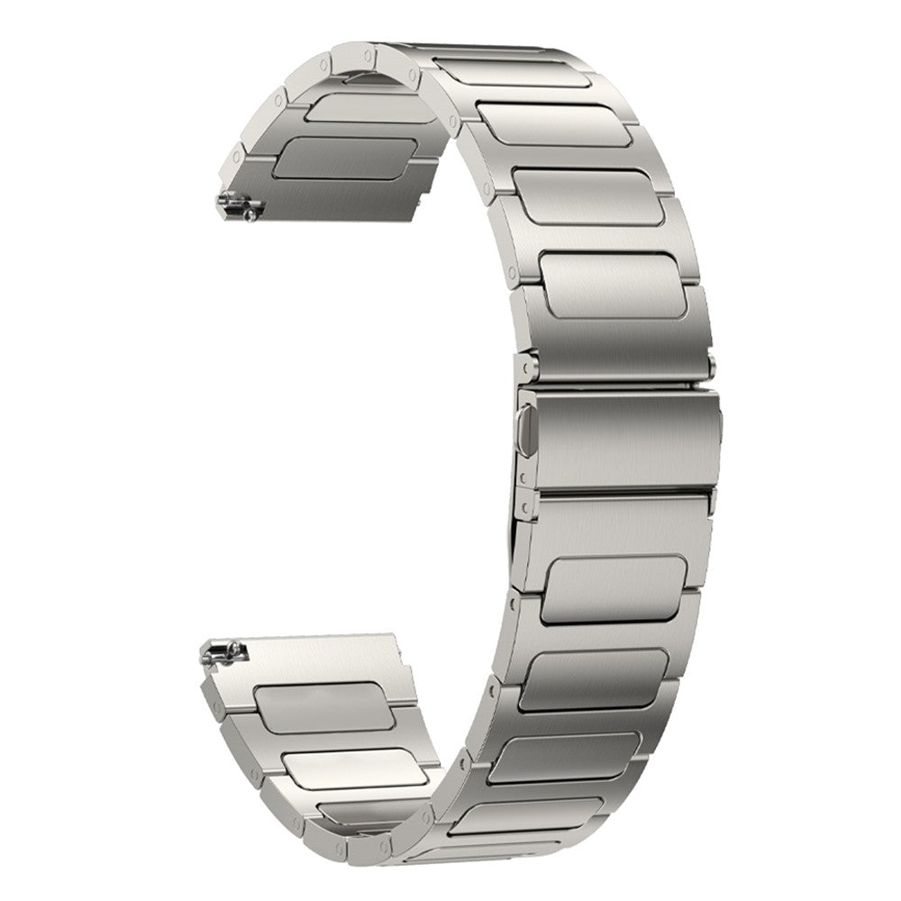 Helt Vildt Godt Metal Universal Rem passer til Smartwatch - Sølv#serie_1