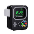 Retro game style silicone Apple Watch charger holder