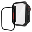 Remarkably Fashionable Apple Watch Series 8 (41mm) / Apple Watch Series 7 41mm Universel Cover with Screen Protector in Plastic and Tempered Glass