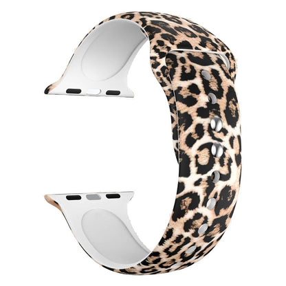 Super Cool Silikone Universal Rem passer til Apple Smartwatch - Størrelse: S - Brun#serie_5