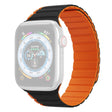 DUX DUCIS Apple Watch Series 8 (41mm) dual color silicone strap - Black / Orange