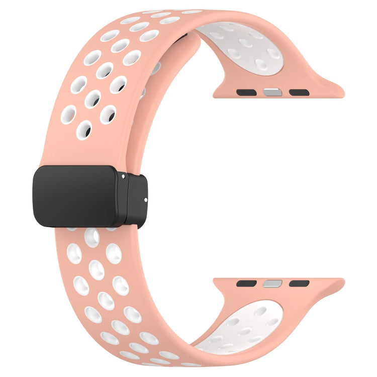 Super Flot Silikone Universal Rem passer til Apple Smartwatch - Pink#serie_7