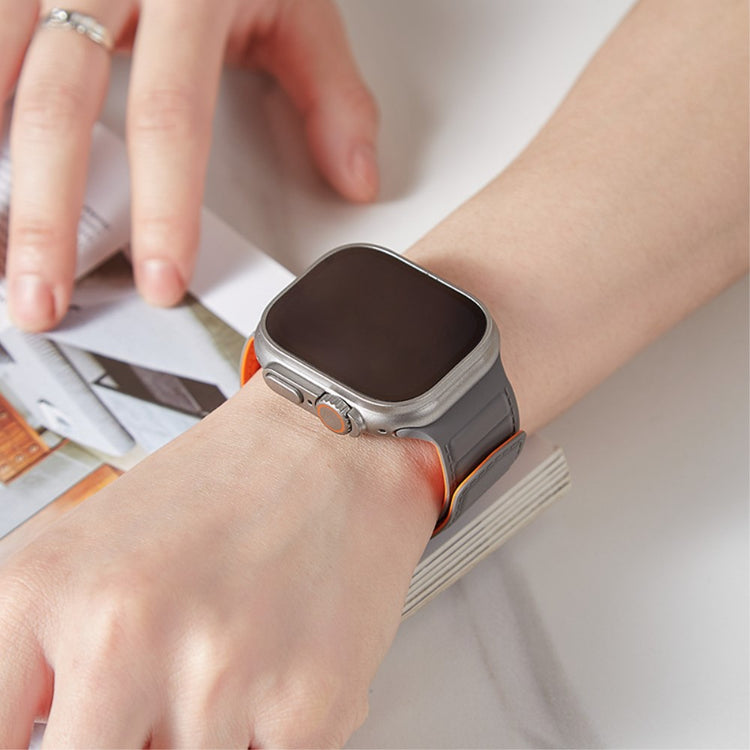 Super Kønt Silikone Universal Rem passer til Apple Smartwatch - Hvid#serie_5