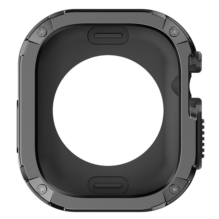 Beskyttende Silikone Universal Bumper passer til Apple Smartwatch - Sort#serie_1