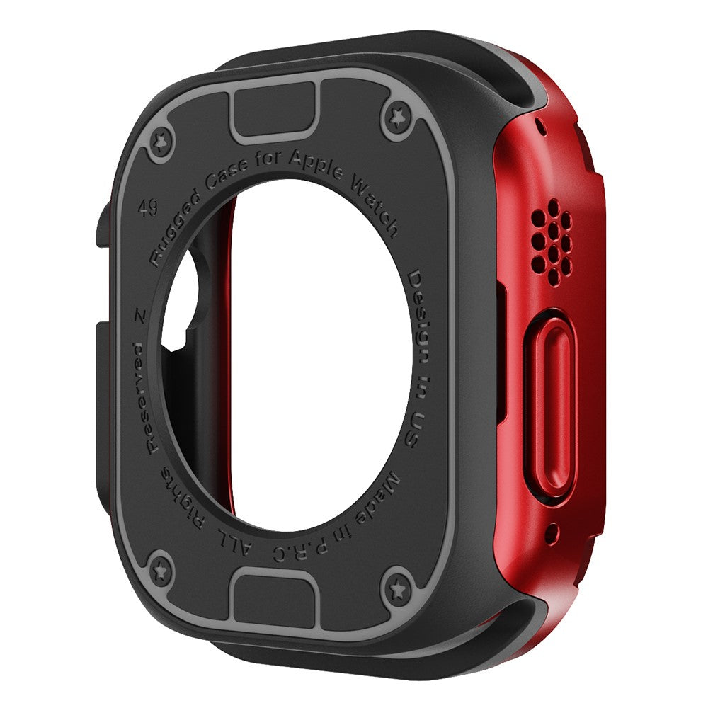 Beskyttende Silikone Universal Bumper passer til Apple Smartwatch - Rød#serie_2