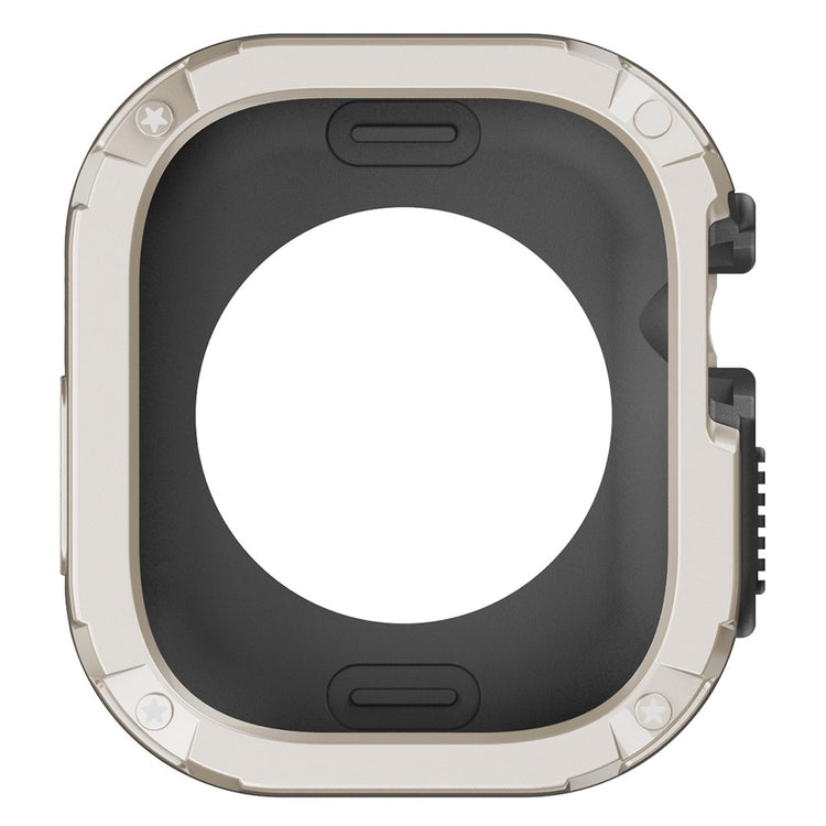 Beskyttende Silikone Universal Bumper passer til Apple Smartwatch - Hvid#serie_7