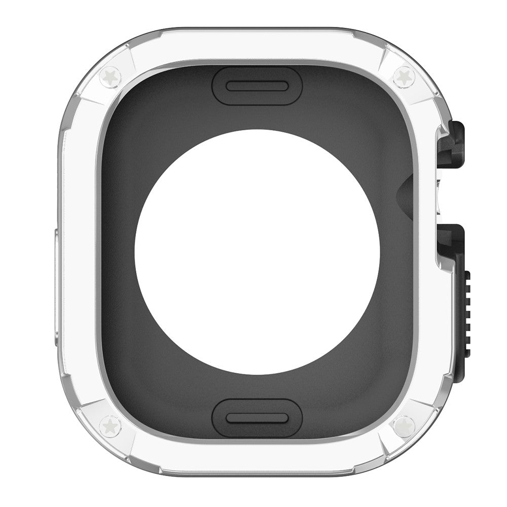 Beskyttende Silikone Universal Bumper passer til Apple Smartwatch - Sølv#serie_8