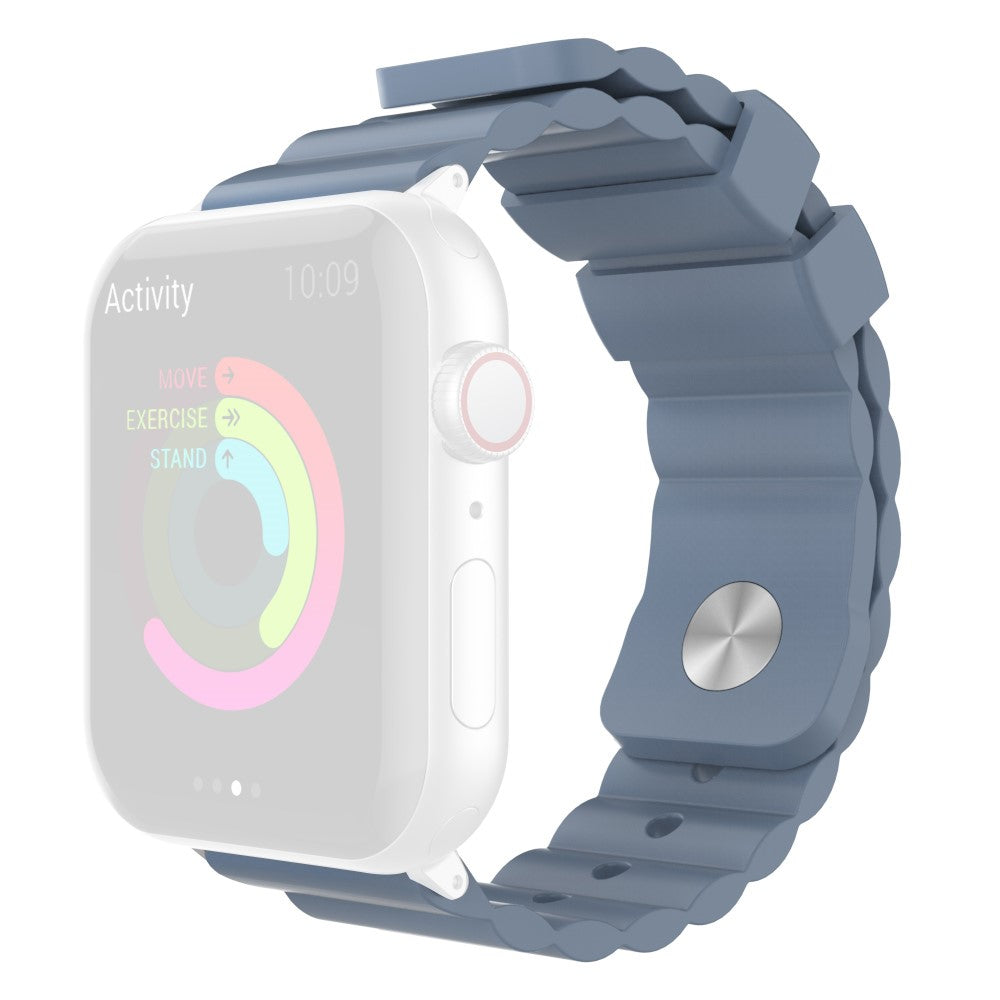 Mega Cool Silikone Universal Rem passer til Apple Smartwatch - Blå#serie_2