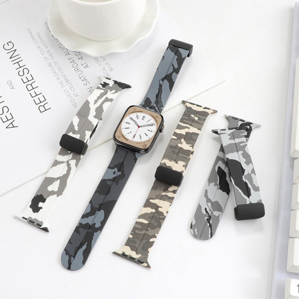 Super Elegant Silikone Universal Rem passer til Apple Smartwatch - Rød#serie_2