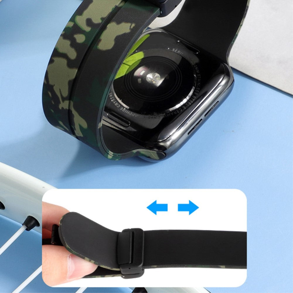 Super Elegant Silikone Universal Rem passer til Apple Smartwatch - Hvid#serie_7